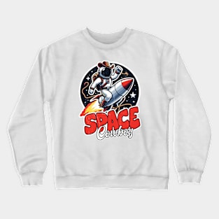 Astronaut Space Cowboy Crewneck Sweatshirt